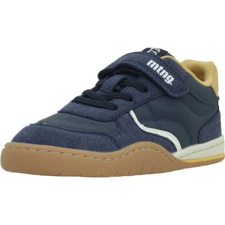 Sneakers garçon synthétique fermeture adhésive Blue+Green+White 4 - vertbaudet enfant 