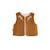 Veste sans manches fille réversible en sherpa cléo Camel 3 - vertbaudet enfant 