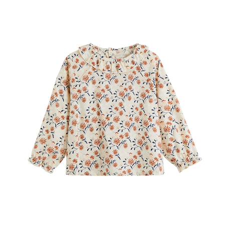 Blouse enfant en popeline ollie Vanille 2 - vertbaudet enfant 