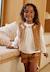 Veste sans manches fille réversible en sherpa cléo Camel 1 - vertbaudet enfant 