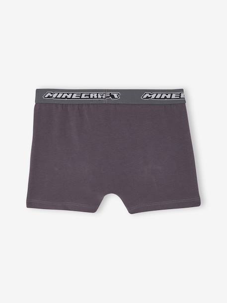 Lot de 5 boxers Minecraft garçon anthracite 7 - vertbaudet enfant 