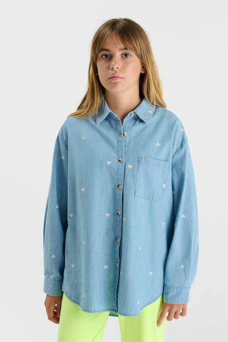 Chemise elidagi Sky blue 1 - vertbaudet enfant 