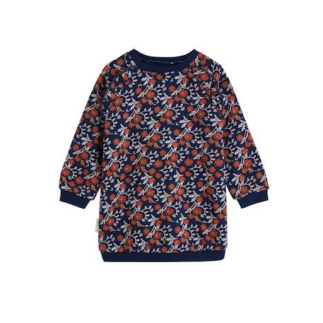 Robe fille en molleton ollie Bleu 2 - vertbaudet enfant 