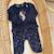 Pyjama bébé en velours ollie Bleu 5 - vertbaudet enfant 