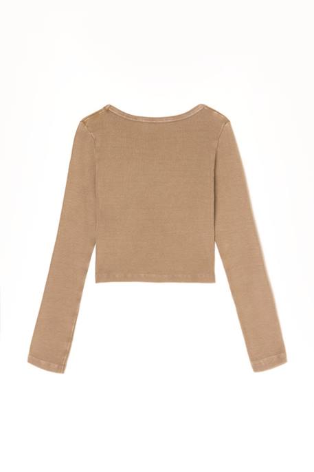 Tee-shirt albegi Chocolat 2 - vertbaudet enfant 