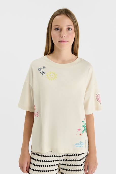 Tee-shirt samogi Vanilla 1 - vertbaudet enfant 