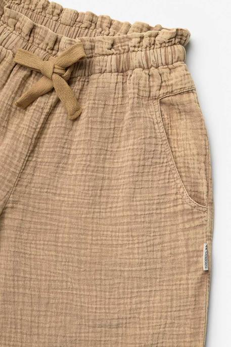 Pantalon loose, large kigi Wild beige 4 - vertbaudet enfant 