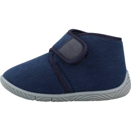 Chaussons garçon à scratch Bleu+Vert 2 - vertbaudet enfant 