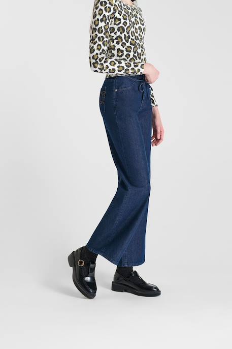 Pantalon flare en jeans alexgi Midnight 3 - vertbaudet enfant 