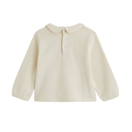 Pyjama fille 2 pièces en polaire ollie Vanille 5 - vertbaudet enfant 