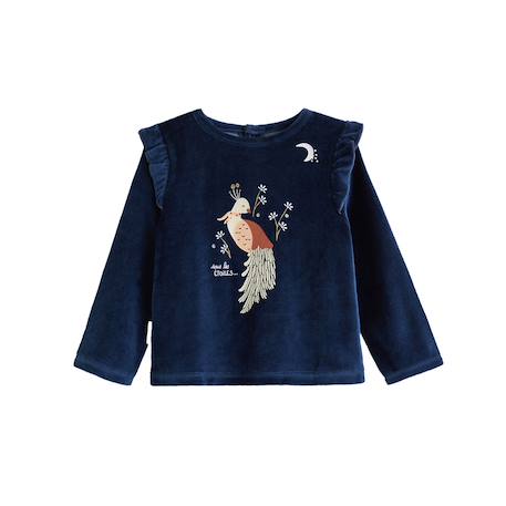 Lot de 2 pyjamas enfant 2 pièces en velours ollie Bleu 6 - vertbaudet enfant 