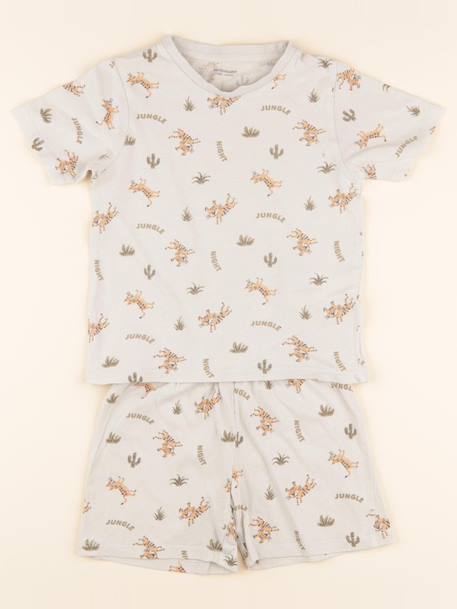 Pyjama coton - 5 ans Beige 1 - vertbaudet enfant 