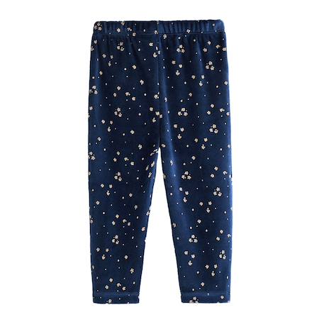 Lot de 2 pyjamas enfant 2 pièces en velours ollie Bleu 4 - vertbaudet enfant 
