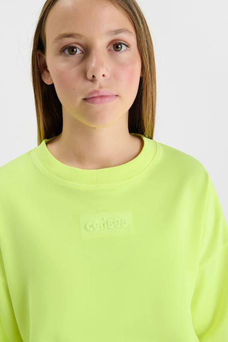 Sweat-shirt nilagi Yellow fluo 6 - vertbaudet enfant 