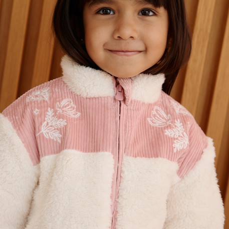 Veste fille en sherpa cléo Rose 6 - vertbaudet enfant 