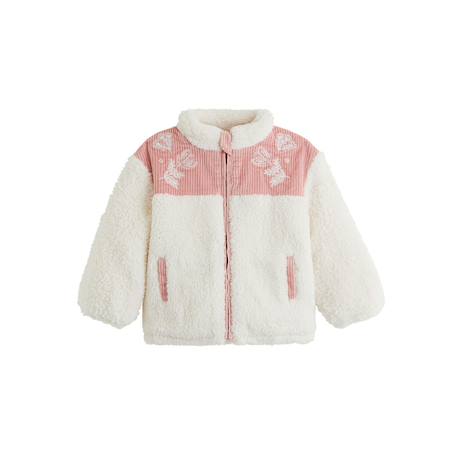 Veste fille en sherpa cléo Rose 2 - vertbaudet enfant 