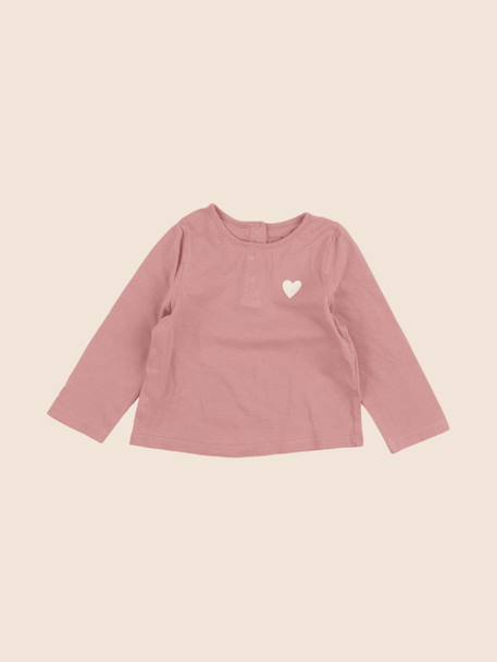 Tee-shirt - 12 mois Rose 1 - vertbaudet enfant 
