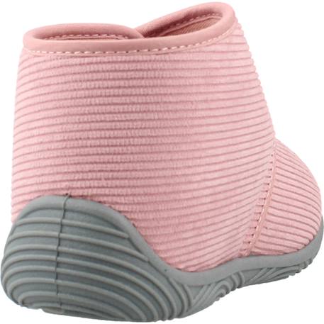 Chaussons fille à scratch Rose 3 - vertbaudet enfant 