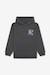 Sweat-shirt capuche istrebo Steel 6 - vertbaudet enfant 