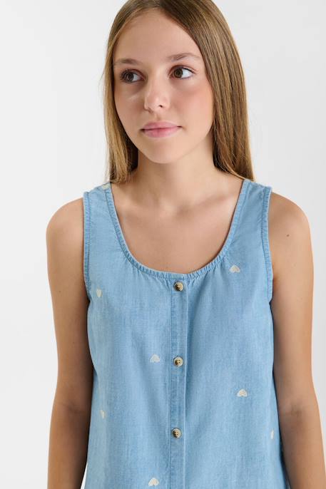 Robe droite lissagi Sky blue 3 - vertbaudet enfant 