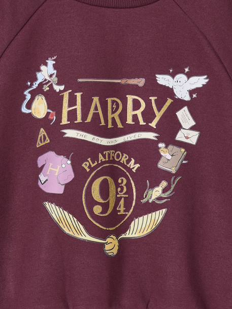 Sweat Harry Potter fille prune 3 - vertbaudet enfant 