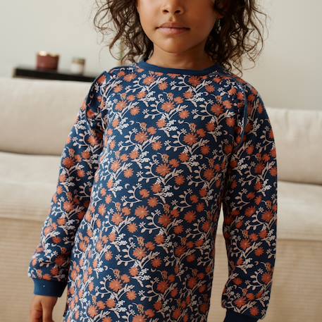 Robe fille en molleton ollie Bleu 6 - vertbaudet enfant 