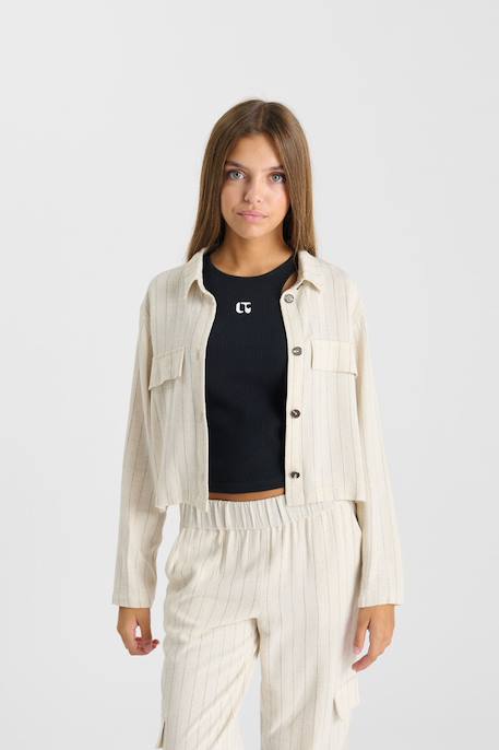 Veste meridagi Creme 1 - vertbaudet enfant 