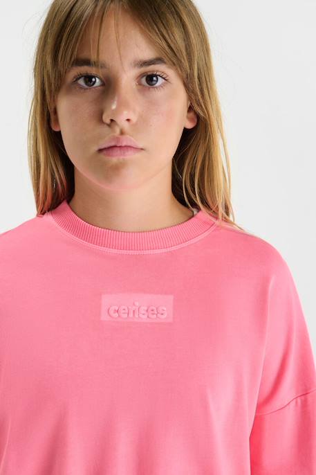 Sweat-shirt nilagi Pink fluo 6 - vertbaudet enfant 