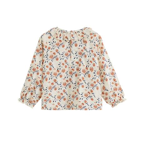 Blouse enfant en popeline ollie Vanille 3 - vertbaudet enfant 
