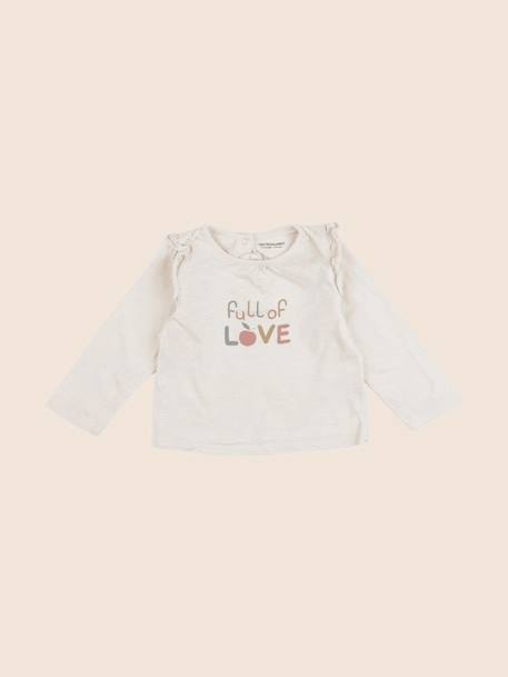 Tee-shirt - 12 mois Beige 1 - vertbaudet enfant 
