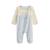 Pyjama bébé en velours ouverture zippée voix lactée Bleu 2 - vertbaudet enfant 