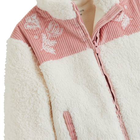 Veste fille en sherpa cléo Rose 4 - vertbaudet enfant 