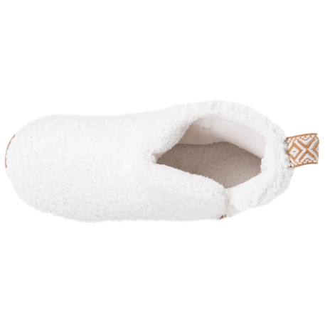 Chaussons bottillons maille bouclette - semelle crantée Camel+Ivoire 9 - vertbaudet enfant 