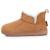 Chaussons bottillons maille bouclette - semelle crantée Camel+Ivoire 4 - vertbaudet enfant 