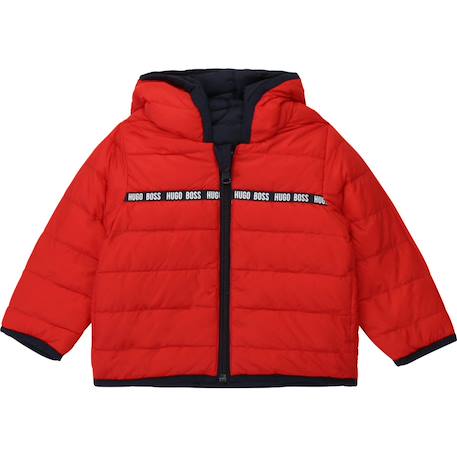 Doudoune bébé Rouge, noir 1 - vertbaudet enfant 