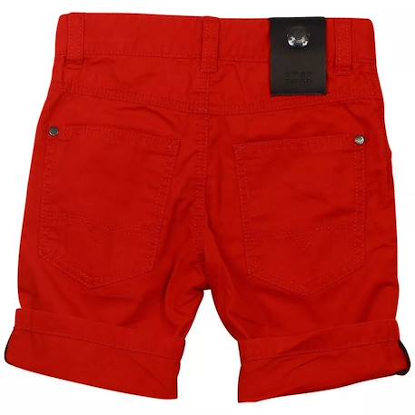 Short garçon, bermuda enfant en coton Beige foncé+Bleu nuit+Jaune foncé+Rouge vif 11 - vertbaudet enfant 