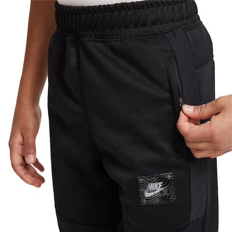 Pantalon de survêtement garçon Noir, gris 2 - vertbaudet enfant 
