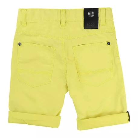 Short garçon, bermuda enfant en coton Beige foncé+Bleu nuit+Jaune foncé+Rouge vif 9 - vertbaudet enfant 