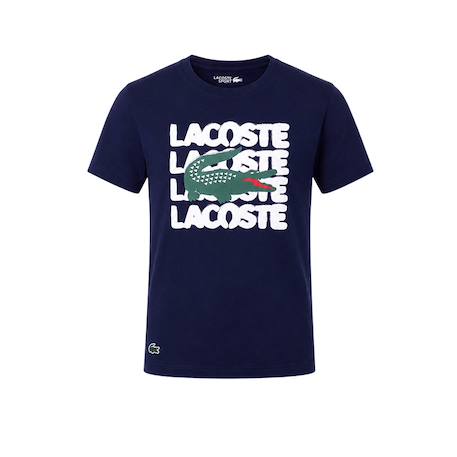 Tee-shirt garçon en coton Bleu marine, blanc+Gris, noir+Noir, blanc 1 - vertbaudet enfant 