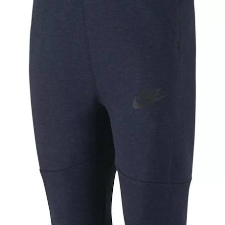 Pantalon de survêtement garçon en coton Bleu 3 - vertbaudet enfant 