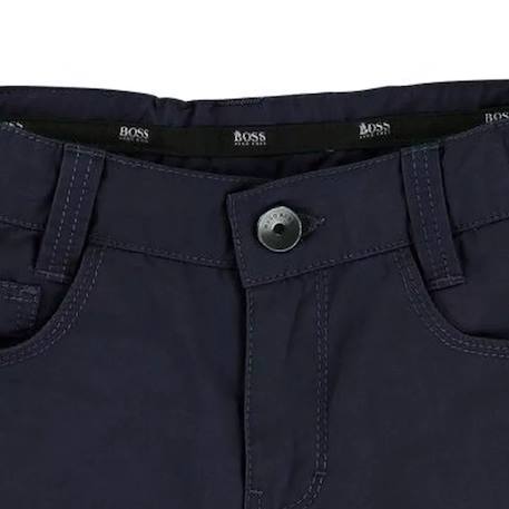Short garçon, bermuda enfant en coton Beige foncé+Bleu nuit+Jaune foncé+Rouge vif 5 - vertbaudet enfant 