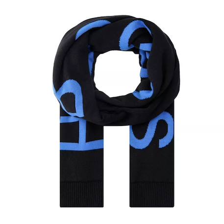 Echarpe enfant en coton Noir 1 - vertbaudet enfant 