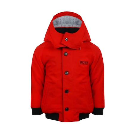 Blouson bébé Rouge, noir 1 - vertbaudet enfant 