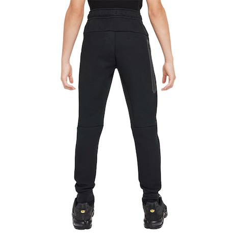 Pantalon de survêtement garçon en coton Noir, gris foncé chiné 3 - vertbaudet enfant 