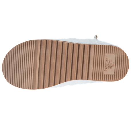 Chaussons bottillons maille bouclette - semelle crantée Camel+Ivoire 11 - vertbaudet enfant 