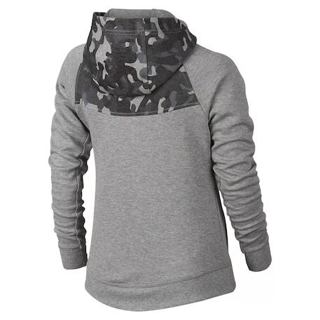 Sweat fille en coton Gris+Violet 2 - vertbaudet enfant 