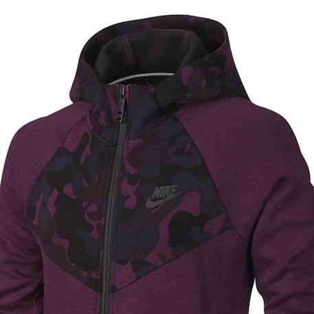 Sweat fille en coton Gris+Violet 7 - vertbaudet enfant 