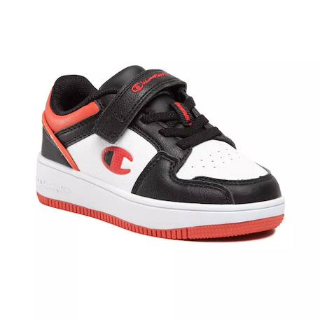 Baskets enfant Noir, blanc, rouge . 4 - vertbaudet enfant 