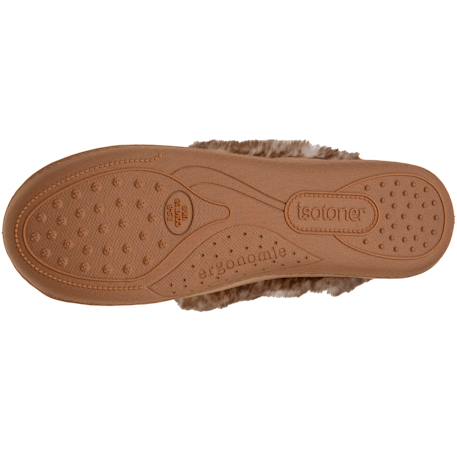 Chaussons charentaises semelle ergonomique confort, chauds Camel+Noir+Tartan 5 - vertbaudet enfant 