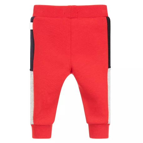 Pantalon de survêtement bébé en coton Rouge, gris 3 - vertbaudet enfant 
